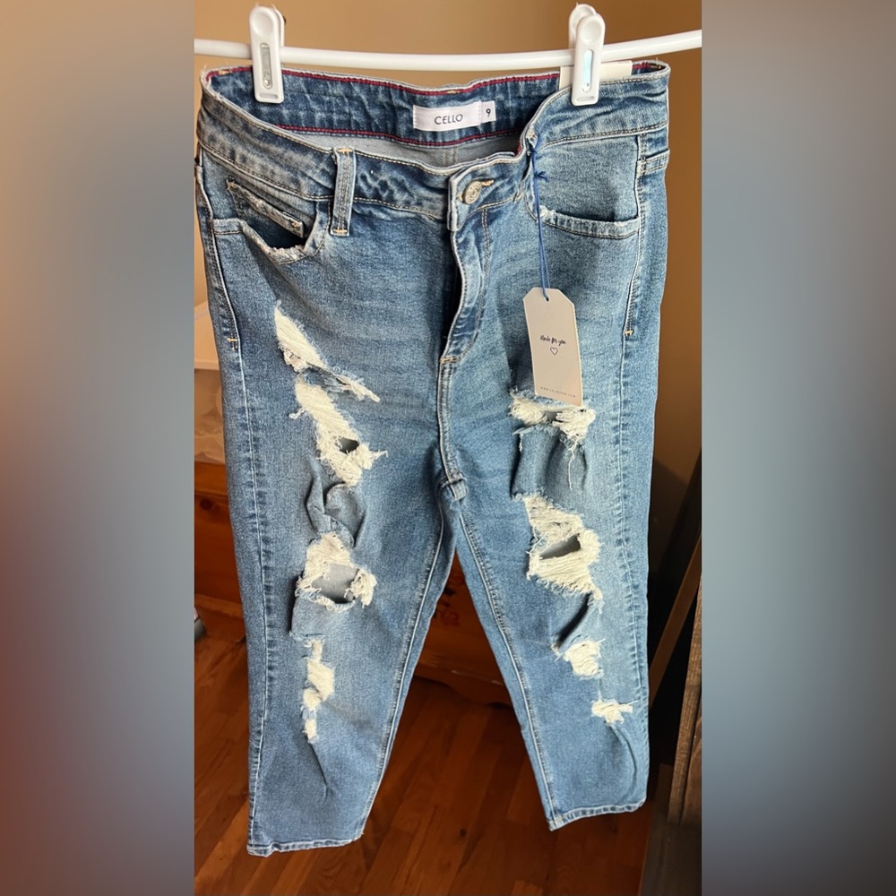 Cello size 9 straight leg jeans . Brand new with tags.